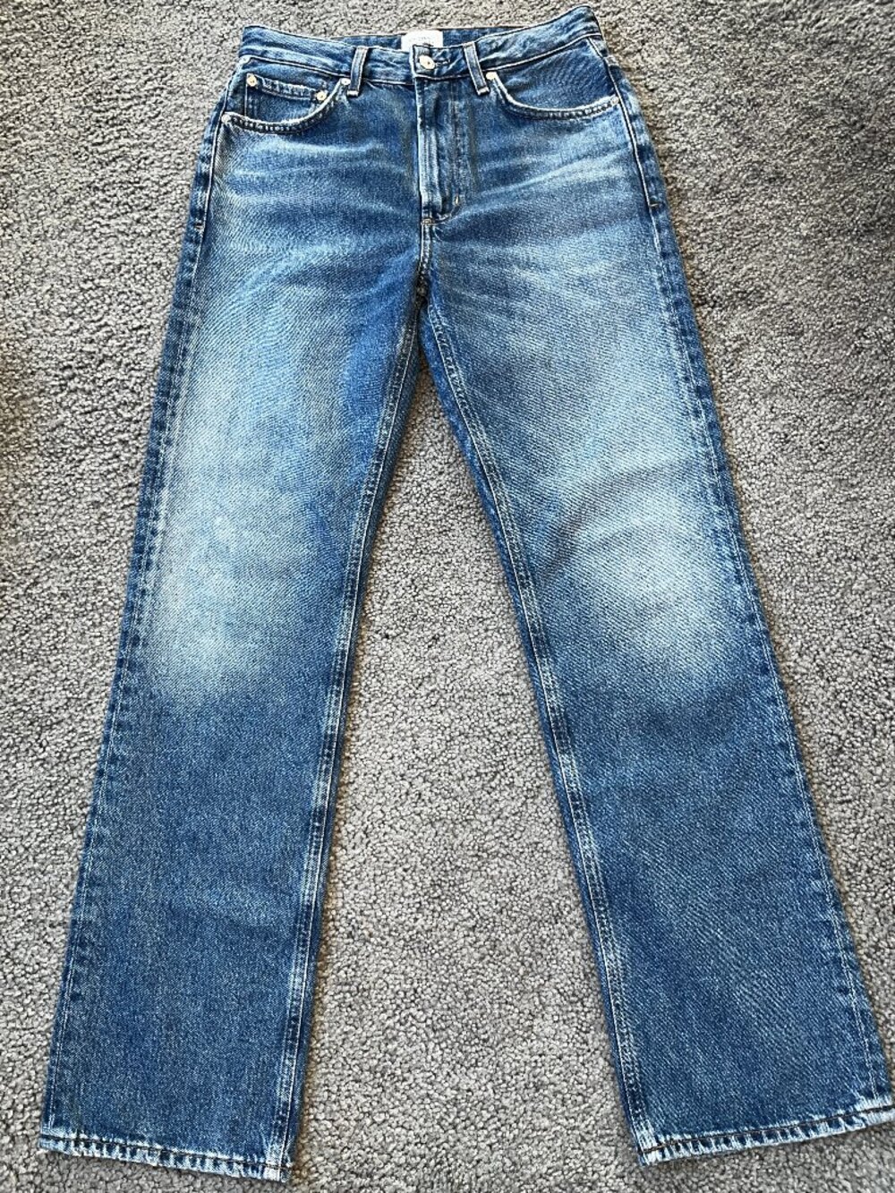 Citizens of Humanity Zurie High Rise Straight Leg Jeans Premium Vintage Denim 27